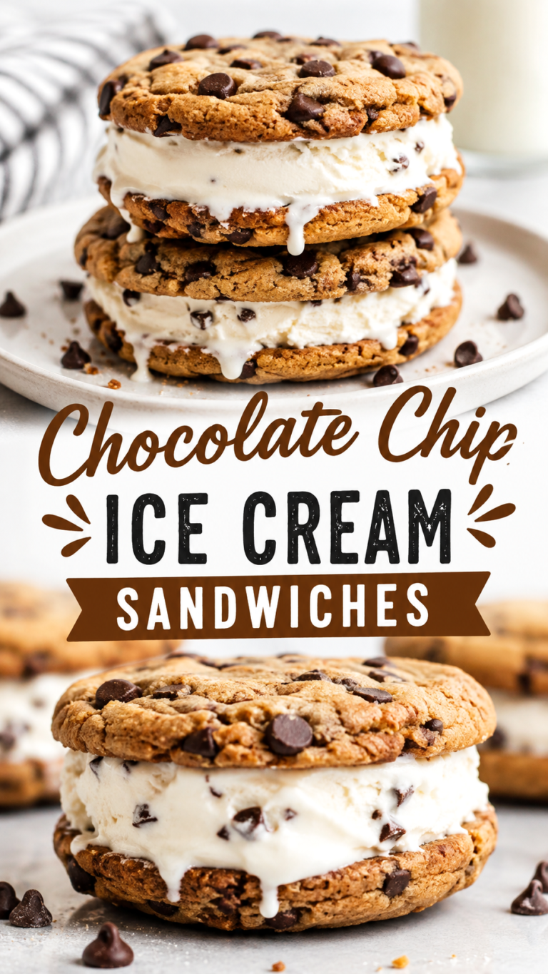 Fudgy Brownie Ice Cream Sandwiches Recipe  Easy Frozen Dessert Recipes