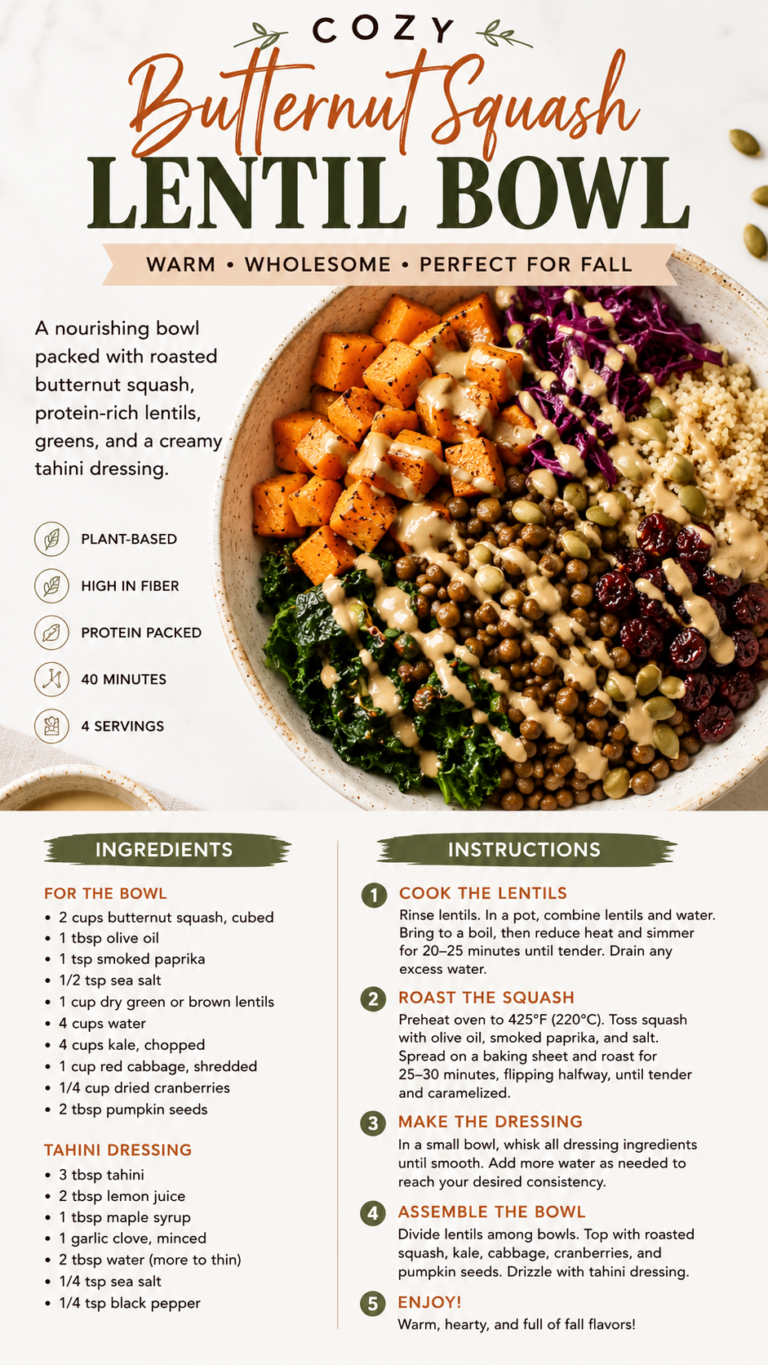 Healthy Dinner Recipes Fall Farro Bowl with Roasted Vegetables  Maple Tahini Dressing