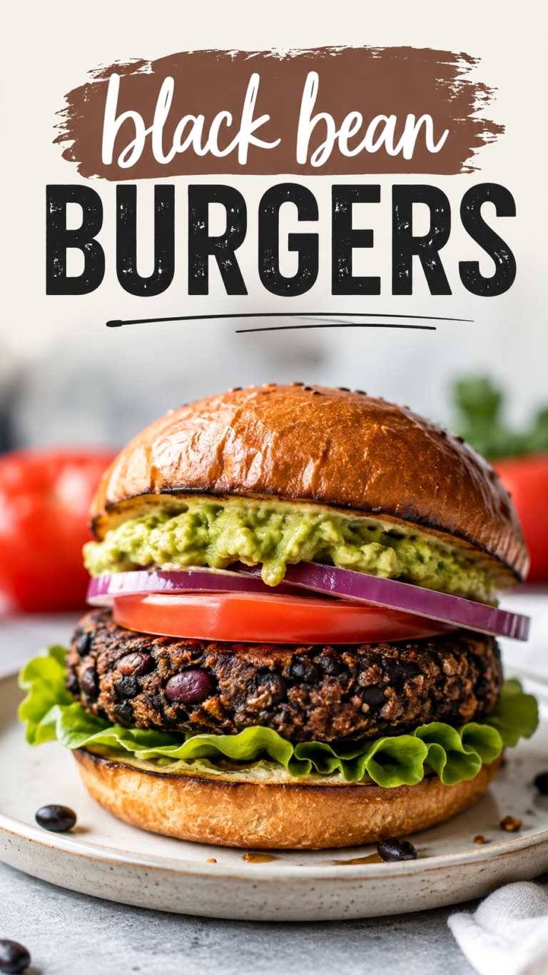 Healthy Dinner Recipes Easy Black Bean Burgers for a Meatless Meal