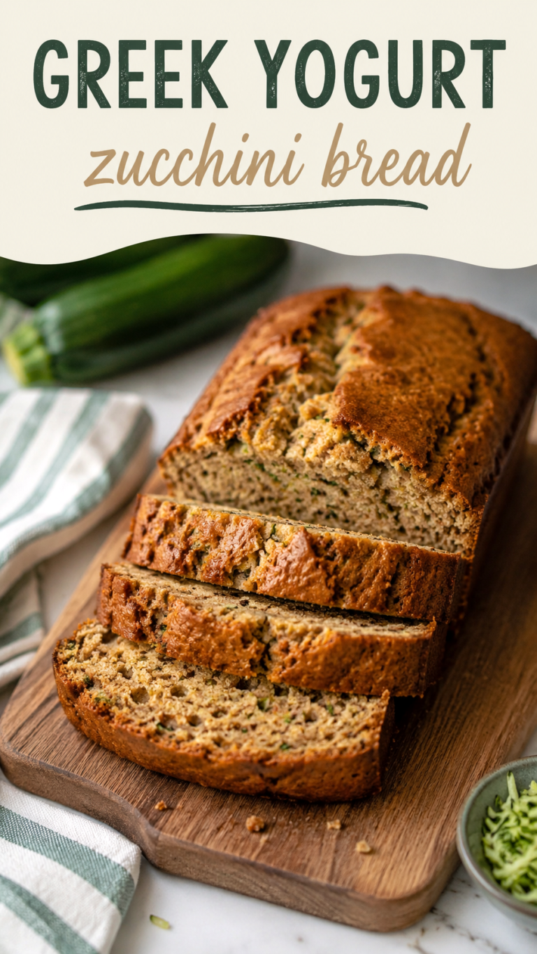 Healthy Greek Yogurt Zucchini Bread Recipe for Easy Breakfast Ideas and Meal Prep