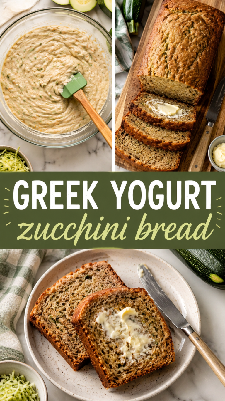 Healthy Greek Yogurt Zucchini Bread Recipe for Easy Breakfast Ideas  Quick Snacks
