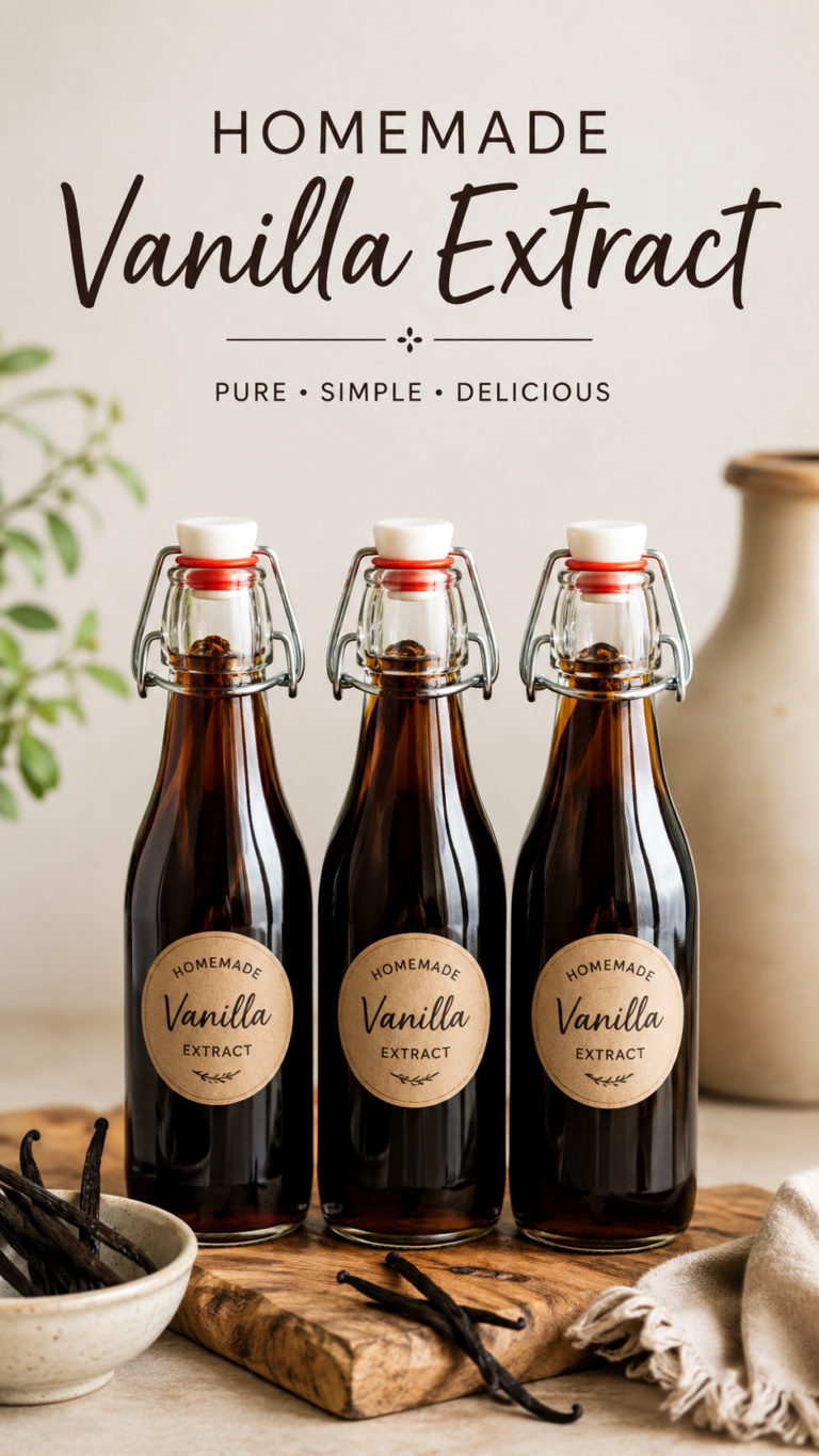 Homemade Vanilla Extract Recipe Easy DIY Vanilla Infused Baking Essential