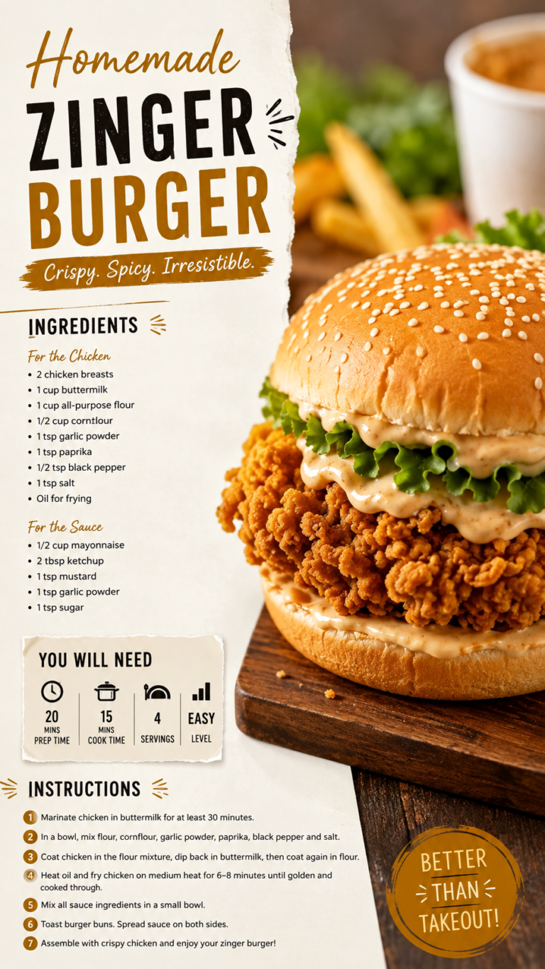 Crispy Chicken Recipes Easy KFC Style Chicken Burger at Home