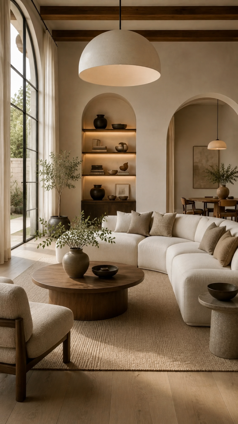 Modern Living Room Decor Ideas for a Warm, Elegant Home