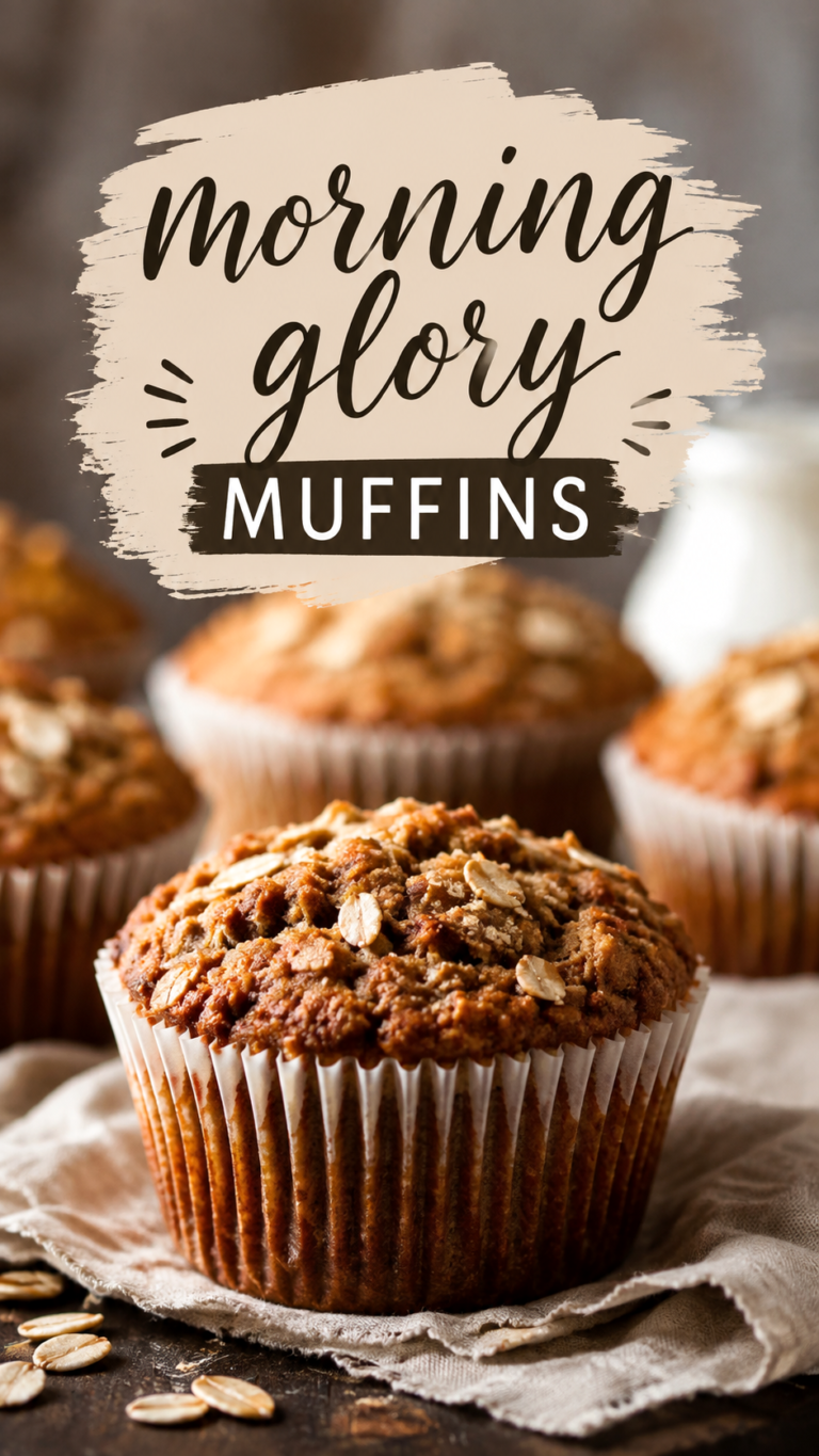 Morning Glory Muffins Recipe for Healthy Breakfast Ideas and Easy Make Ahead Breakfasts