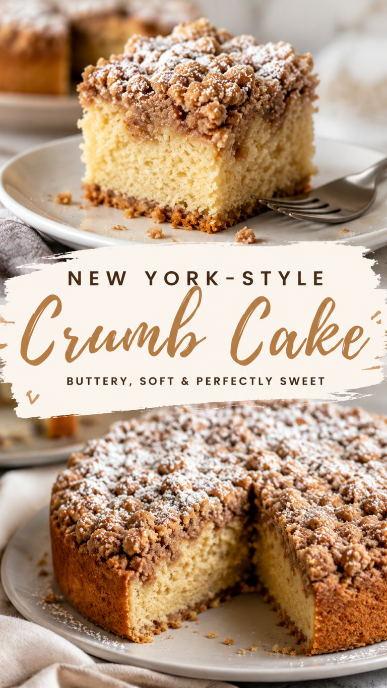 New York-Style Crumb Cake Dessert Recipes for Easy Homemade Baking