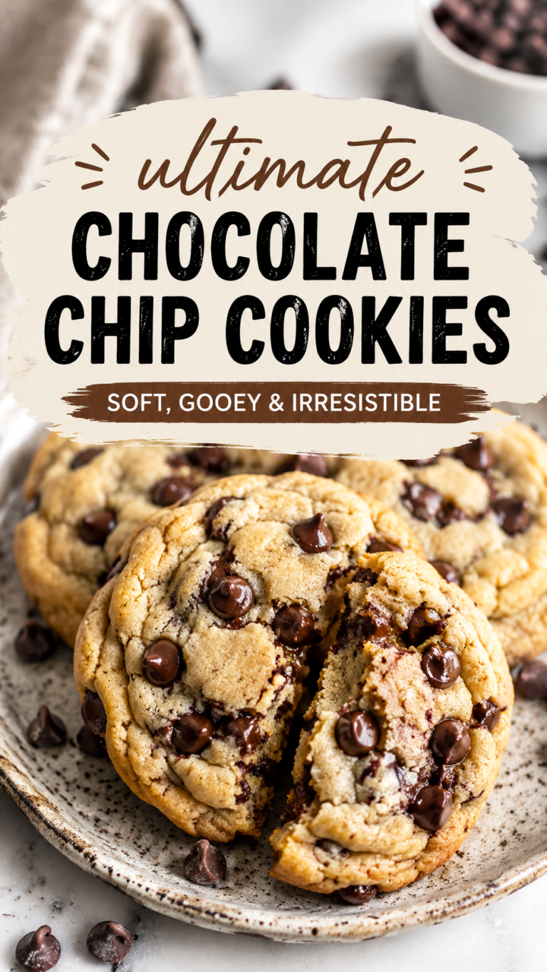 The Softest Chocolate Chip Cookies Recipe for Thick, Gooey, Bakery Style Cookies